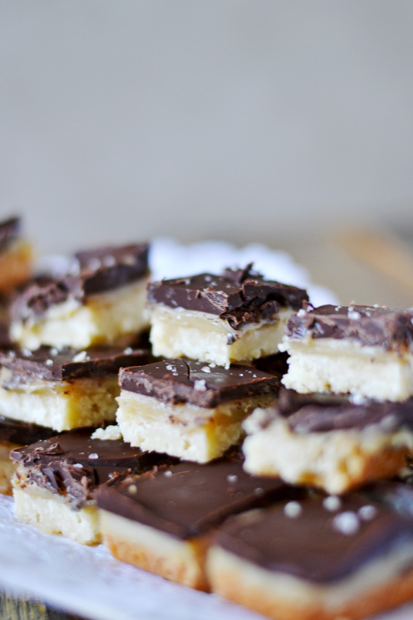 Salted Caramel Chocolate Shortbread Ambs Loves Food 1261