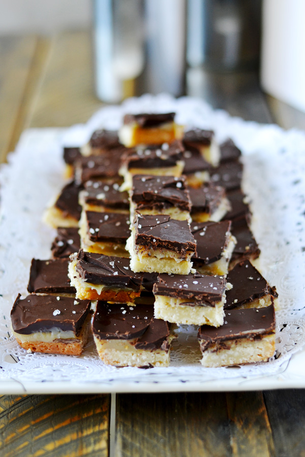 Salted Caramel Chocolate Shortbread Ambs Loves Food 0618