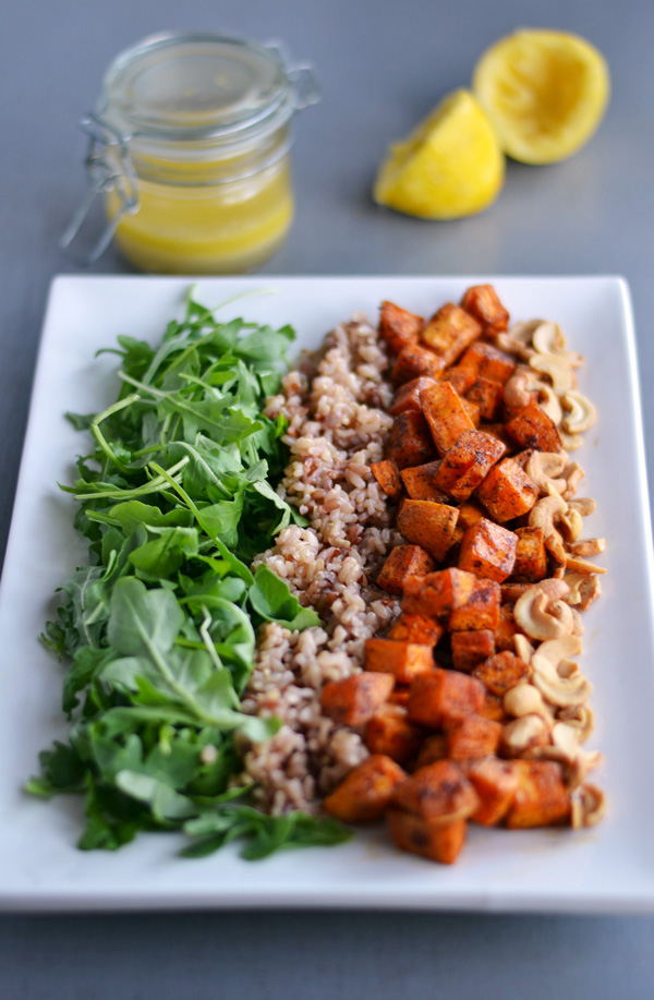 SWEET POTATO, WILD RICE AND ARUGULA SALAD – AMBS LOVES FOOD