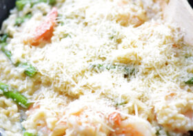 SHRIMP ASPARAGUS RISOTTO