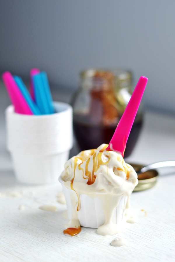 Sea Salt & Honey No-Churn Ice Cream