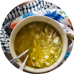 INSTANT POT CHICKEN & RICE SOUP