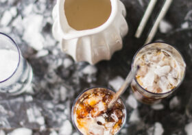 COCONUT CONDENSED MILK ICED COFFEE